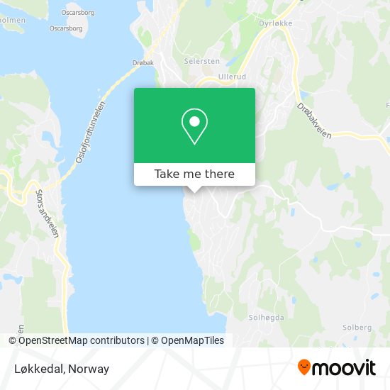 Løkkedal map