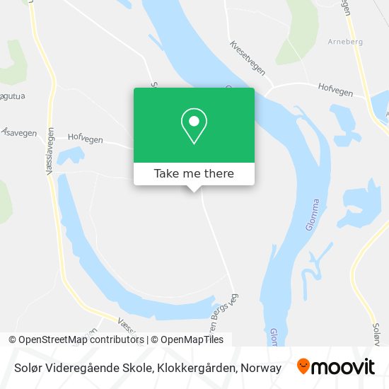 Solør Videregående Skole, Klokkergården map