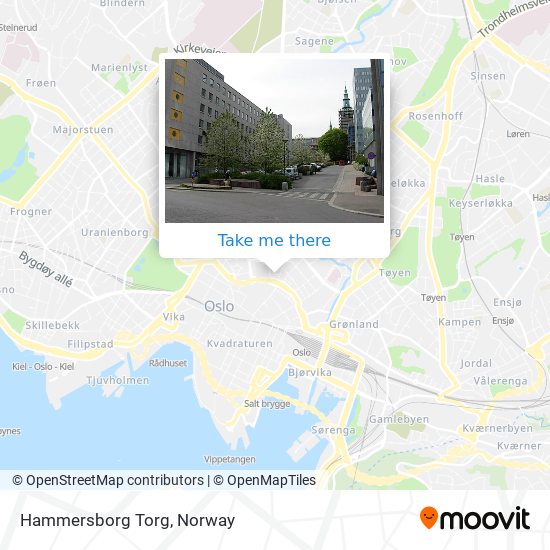 Hammersborg Torg map