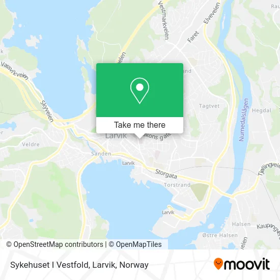 Sykehuset I Vestfold, Larvik map