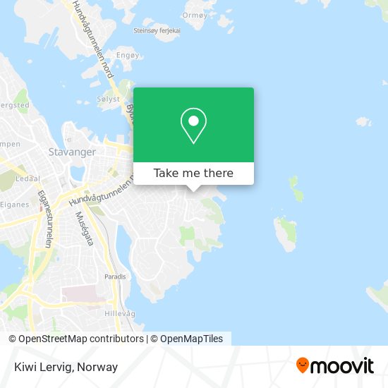 Kiwi Lervig map