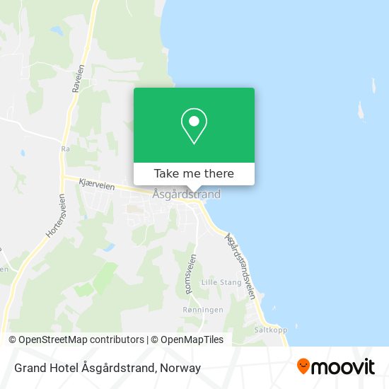 Grand Hotel Åsgårdstrand map