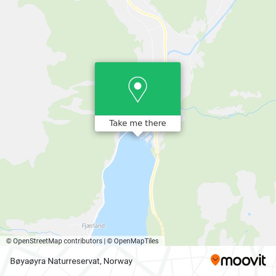 Bøyaøyra Naturreservat map