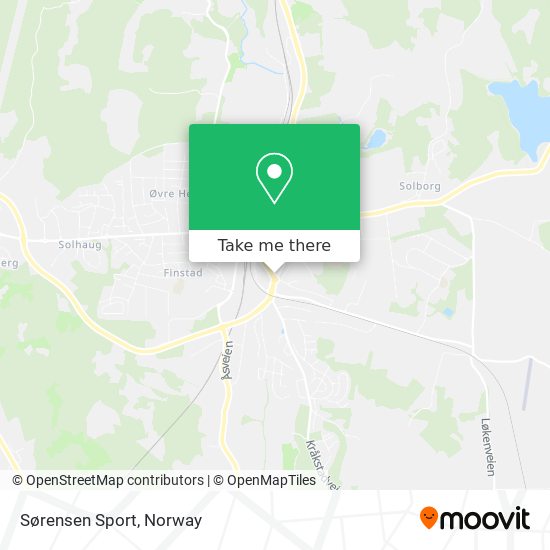 Sørensen Sport map