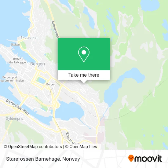 Starefossen Barnehage map