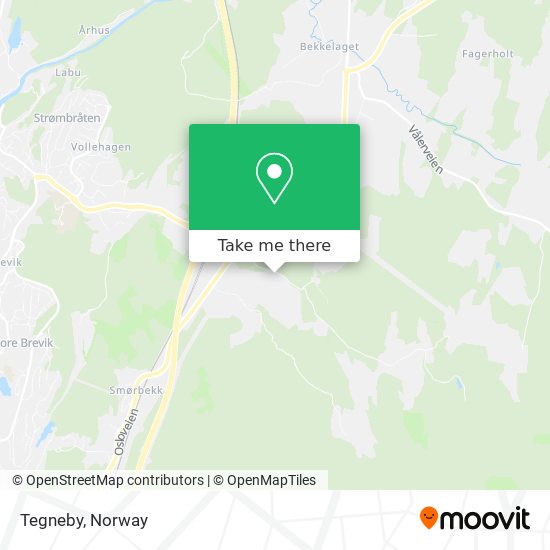 Tegneby map