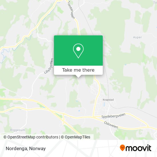 Nordenga map