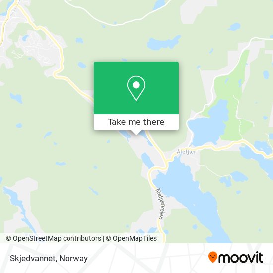 Skjedvannet map