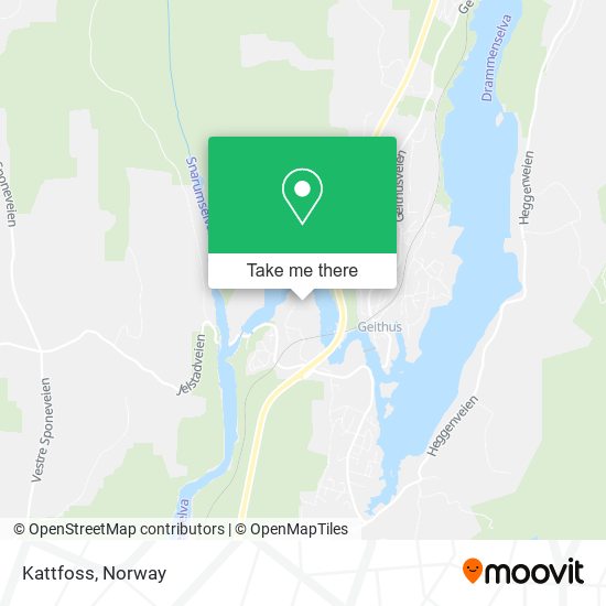 Kattfoss map
