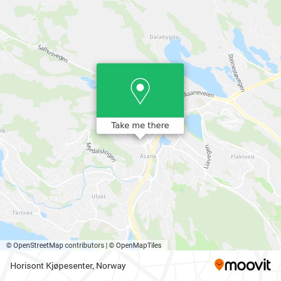 Horisont Kjøpesenter map