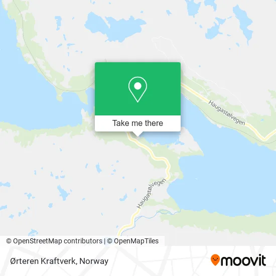 Ørteren Kraftverk map