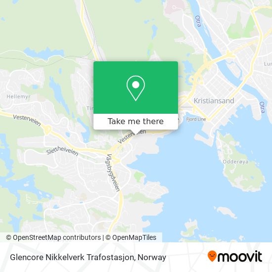 Glencore Nikkelverk Trafostasjon map