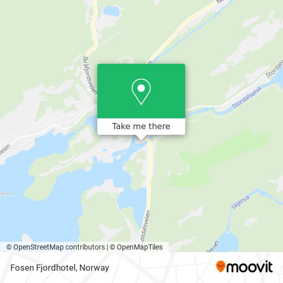 Fosen Fjordhotel map