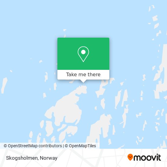 Skogsholmen map