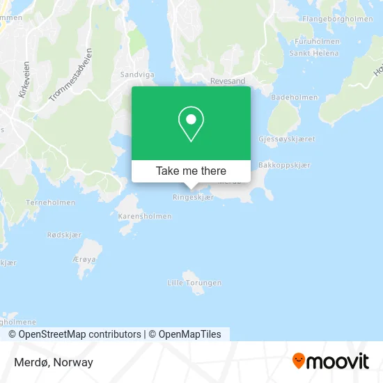 Merdø map
