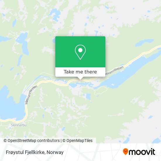 Frøystul Fjellkirke map