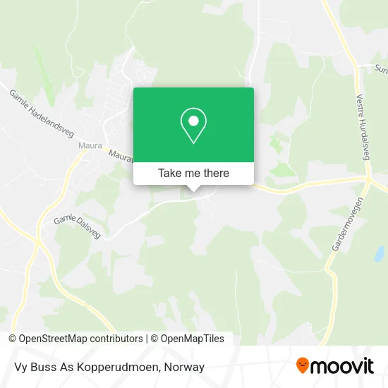 Vy Buss As Kopperudmoen map