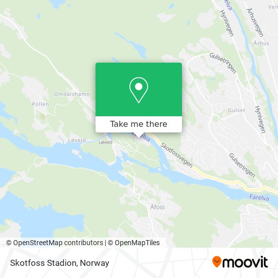 Skotfoss Stadion map