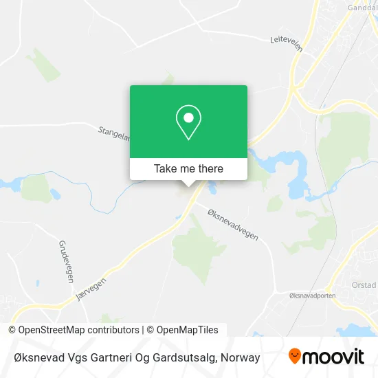 Øksnevad Vgs Gartneri Og Gardsutsalg map