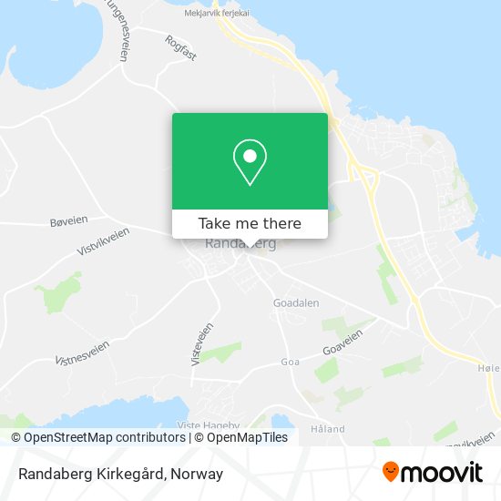Randaberg Kirkegård map