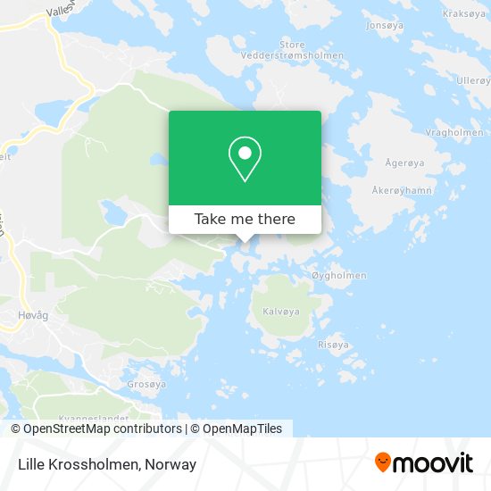 Lille Krossholmen map