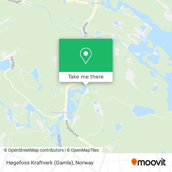Høgefoss Kraftverk (Gamle) map