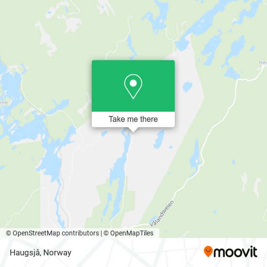 Haugsjå map