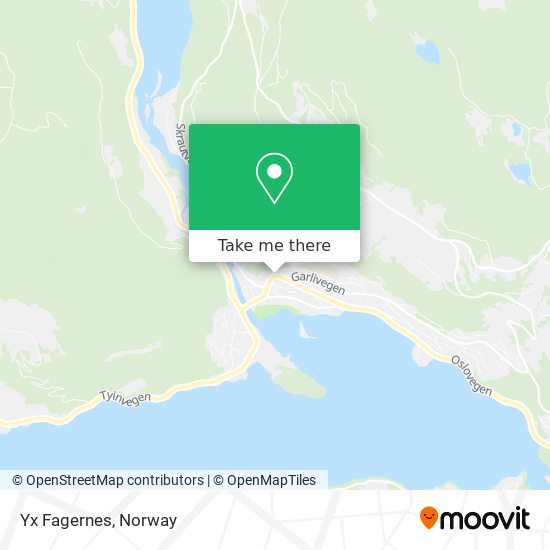 Yx Fagernes map