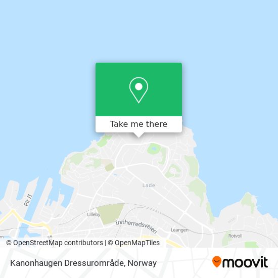 Kanonhaugen Dressurområde map