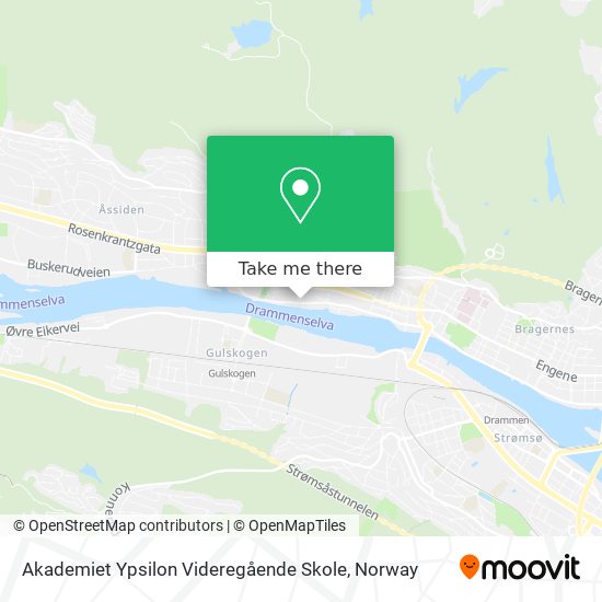Akademiet Ypsilon Videregående Skole map