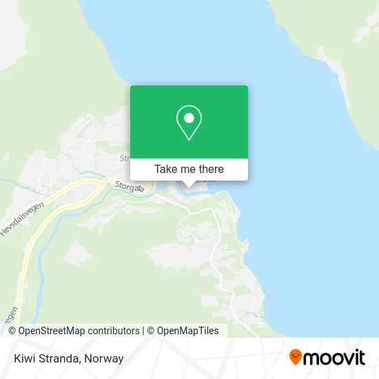 Kiwi Stranda map