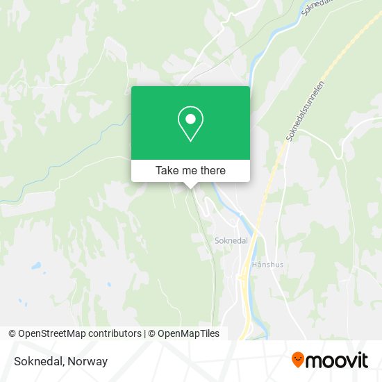 Soknedal map