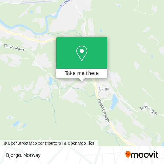 Bjørgo map