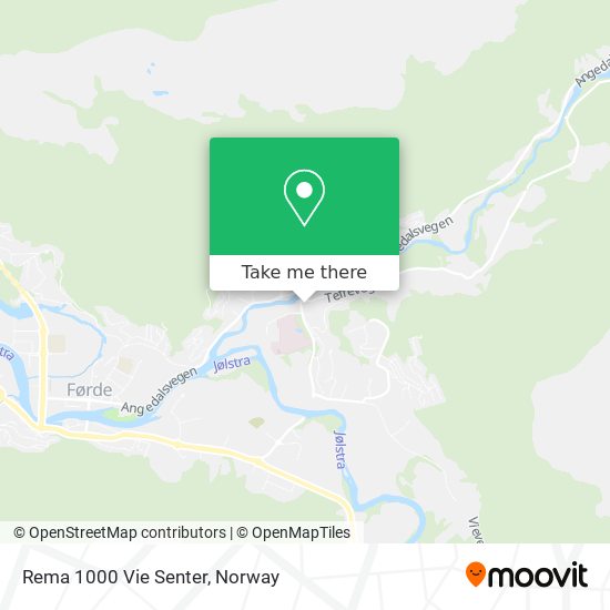 Rema 1000 Vie Senter map