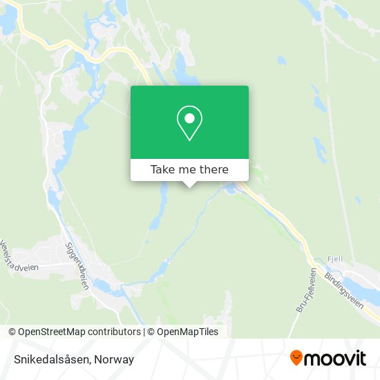 Snikedalsåsen map