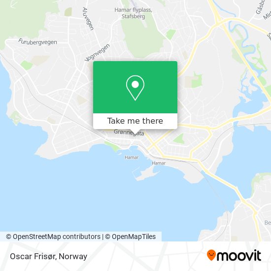 Oscar Frisør map