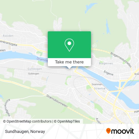 Sundhaugen map