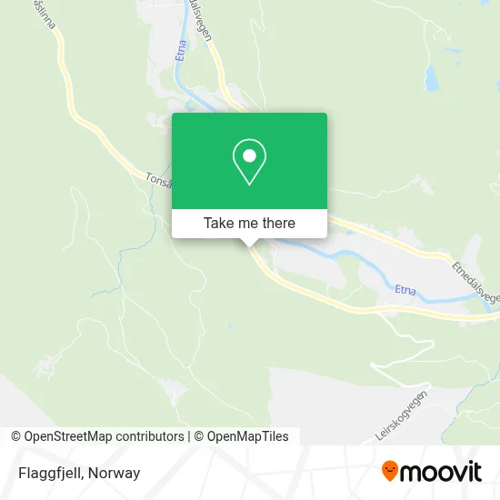Flaggfjell map