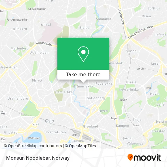 Monsun Noodlebar map