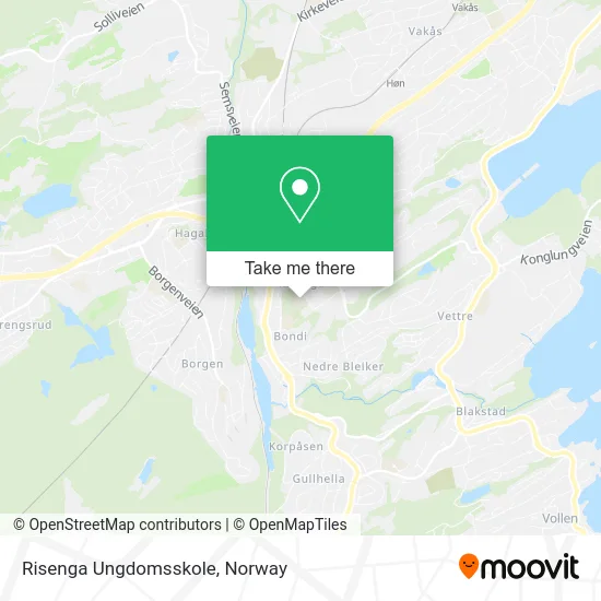 Risenga Ungdomsskole map