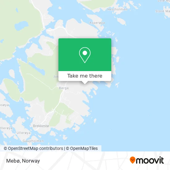 Mebø map