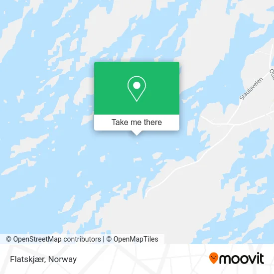 Flatskjær map