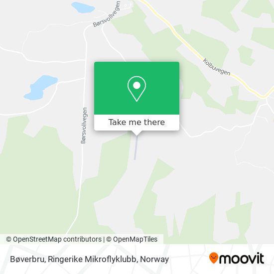 Bøverbru, Ringerike Mikroflyklubb map