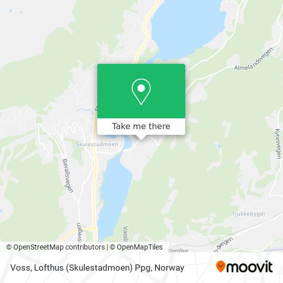 Voss, Lofthus (Skulestadmoen) Ppg map