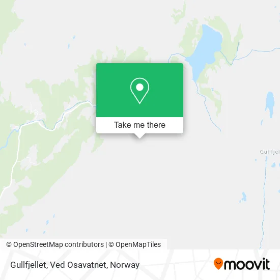 Gullfjellet, Ved Osavatnet map