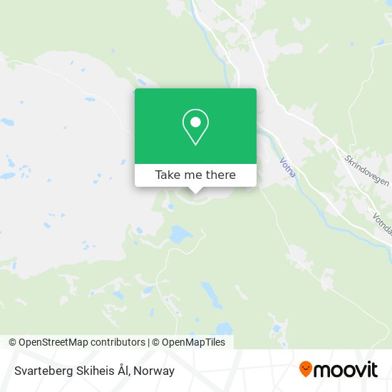 Svarteberg Skiheis Ål map
