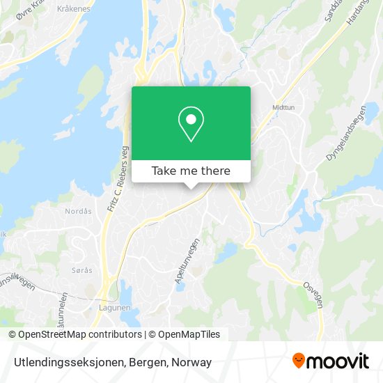 Utlendingsseksjonen, Bergen map