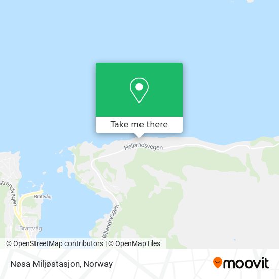 Nøsa Miljøstasjon map