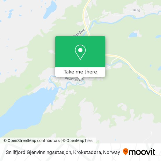Snillfjord Gjenvinningsstasjon, Krokstadøra map