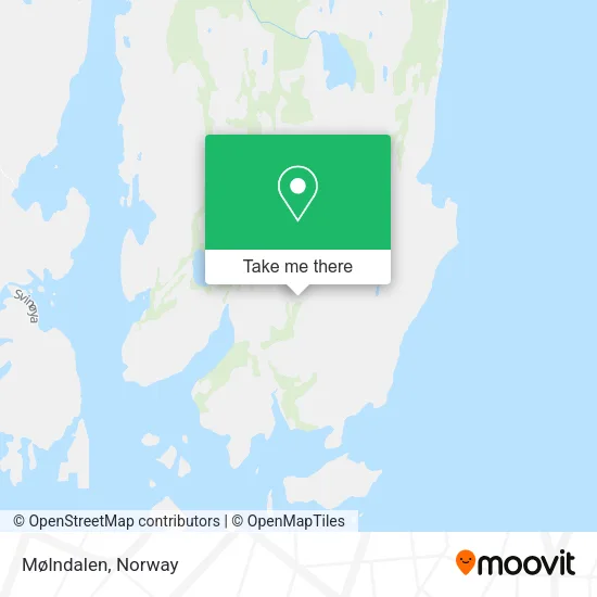 Mølndalen map